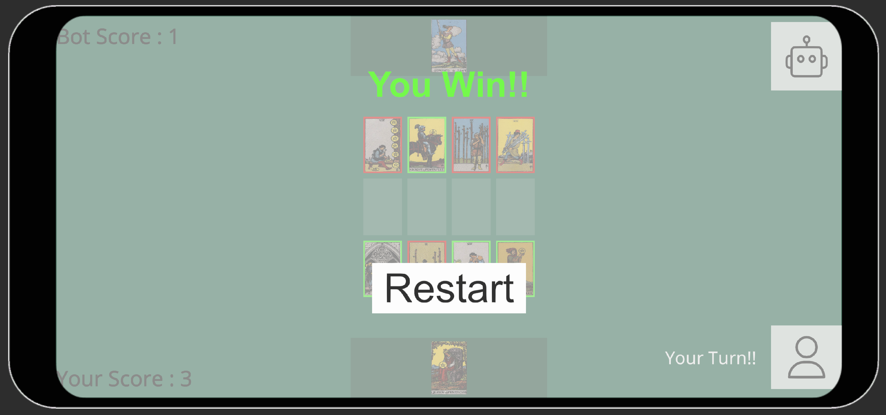 Card War You Win